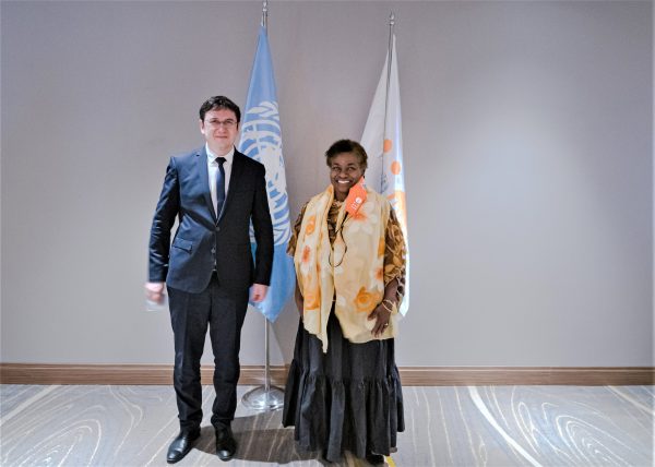 Ministrul Muncii și Protecției Sociale, Marcel Spatari a discutat cu directoarea executivă UNFPA, Dr. Natalia Kanem despre situația demografică din Republica Moldova