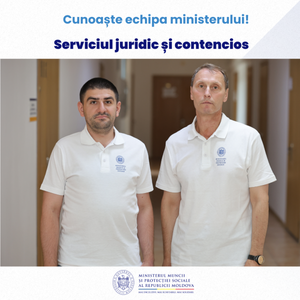 Cunoaște echipa ministerului-Serviciul juridic