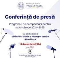 Conferință de presă. Programul de compensații pentru sezonul rece 2024-2025