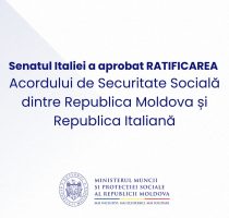 Acordul de securitate socială dintre Republica Moldova și Italia, ratificat de Senatul Italian