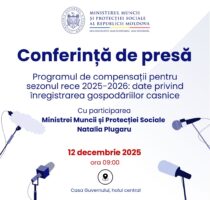 Conferință de presă. Programul de compensații pentru sezonul rece 2025-2026
