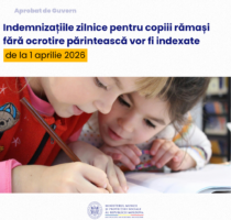 Indemnizațiile zilnice pentru copiii rămași fără ocrotire părintească vor fi indexate de la 1 aprilie 2026