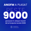 Peste 9000 de persoane au fost ajutate să se angajeze în câmpul muncii în primele luni ale anului