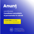 Constituirea Consiliului consultativ al persoanelor în vârstă