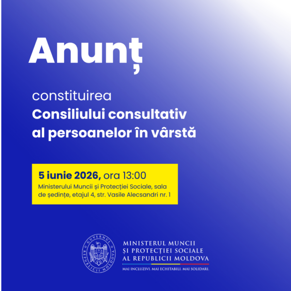 Constituirea Consiliului consultativ al persoanelor în vârstă